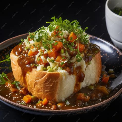  Bunny Chow: An Unexpected Explosion of Spicy, Flavorful Curry Tucked Inside a Hollowed Loaf!