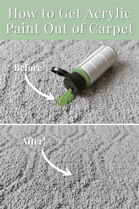 How to Get Dry Acrylic Paint Out of Carpet: A Comprehensive Guide