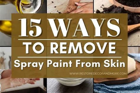 How to Get Spray Paint Off Skin: A Comprehensive Guide to Unconventional Cleanliness